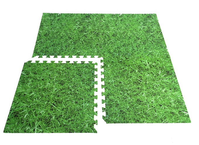 Mata piankowa EVA z efektem trawy